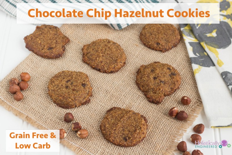 Chocolate Chip Hazelnut Cookies (Paleo and Low Carb) Holistically