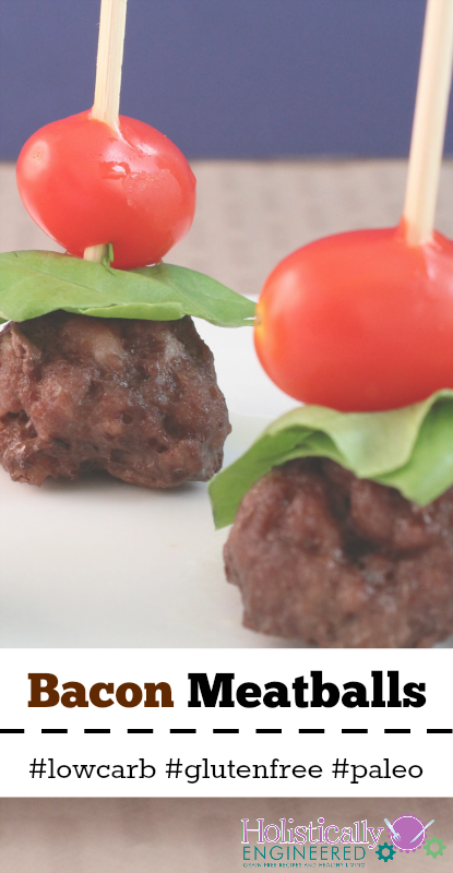 Bacon Meatballs #lowcarb #glutenfree #paleo