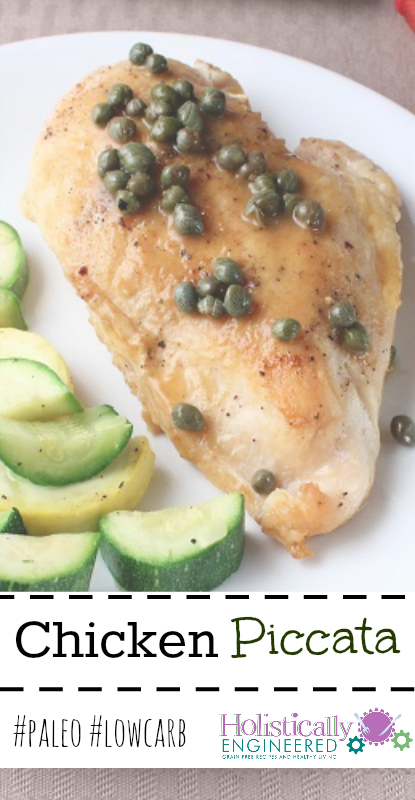 Chicken Piccata #paleo #lowcarb