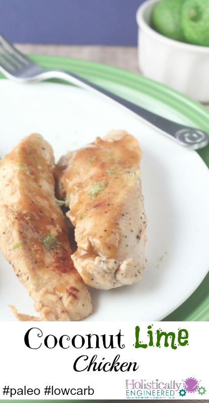 Coconut Lime Chicken #paleo #lowcarb