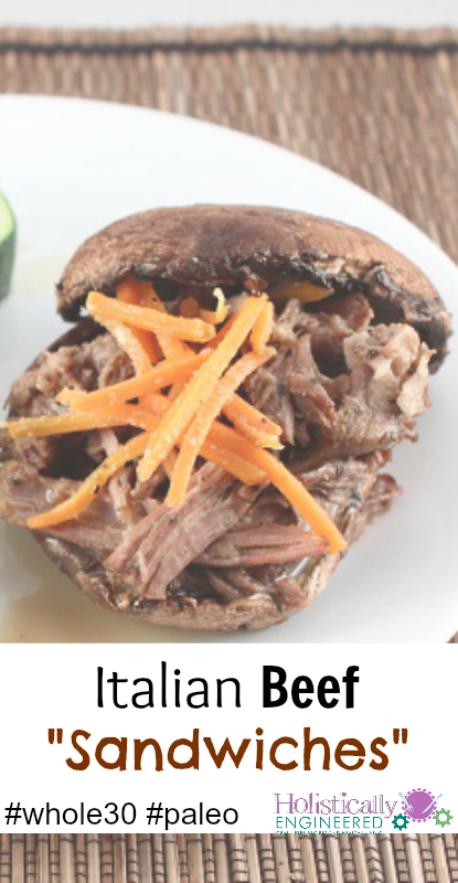 Italian Beef Sandwiches #whole30 #paleo