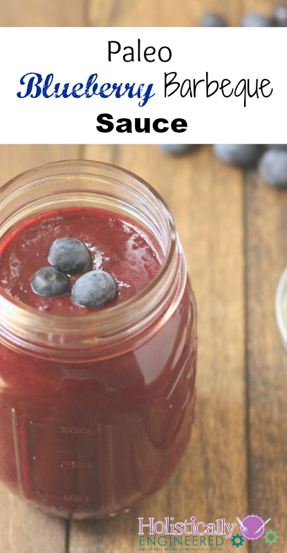 Paleo Blueberry Barbeque Sauce