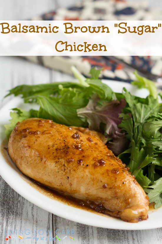 Five Ingredient Friday Balsamic Brown Sugar Chicken