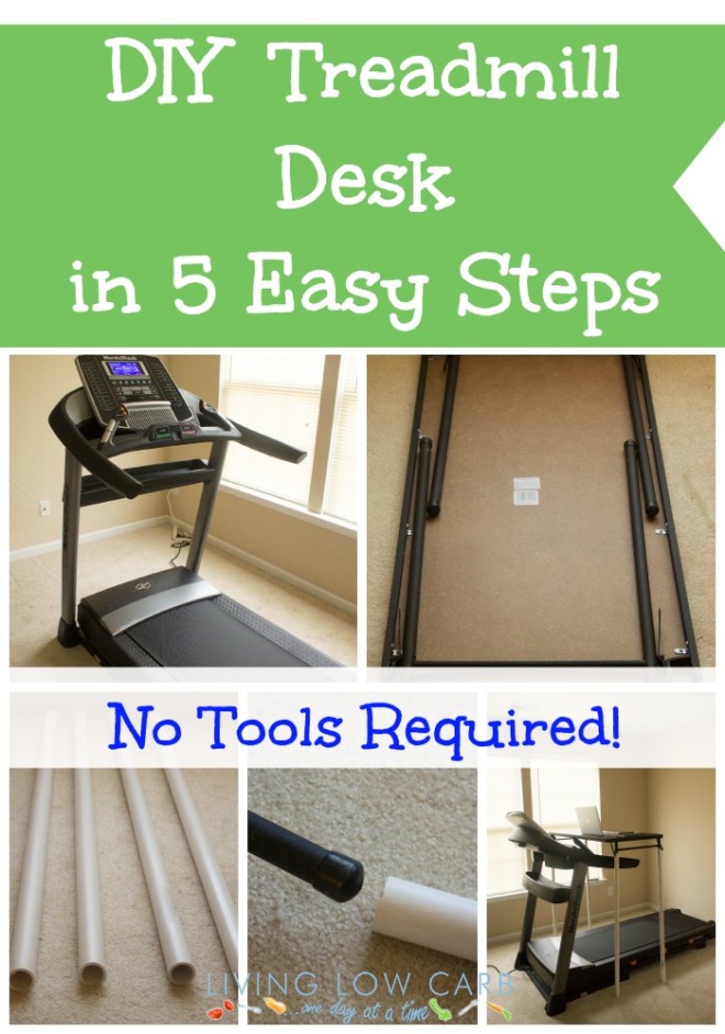 How To Make A Diy Treadmill Desk In 5 Easy Steps Holistically Engineered