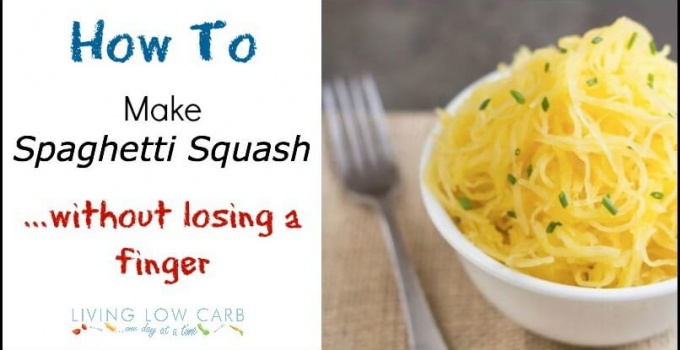 How To Make Spaghetti Squash…without Losing a Finger