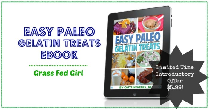 Paleo Gelatin Desserts 