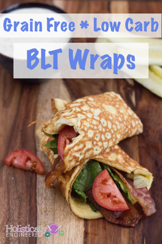 Low Carb BLT Wraps #grainfree