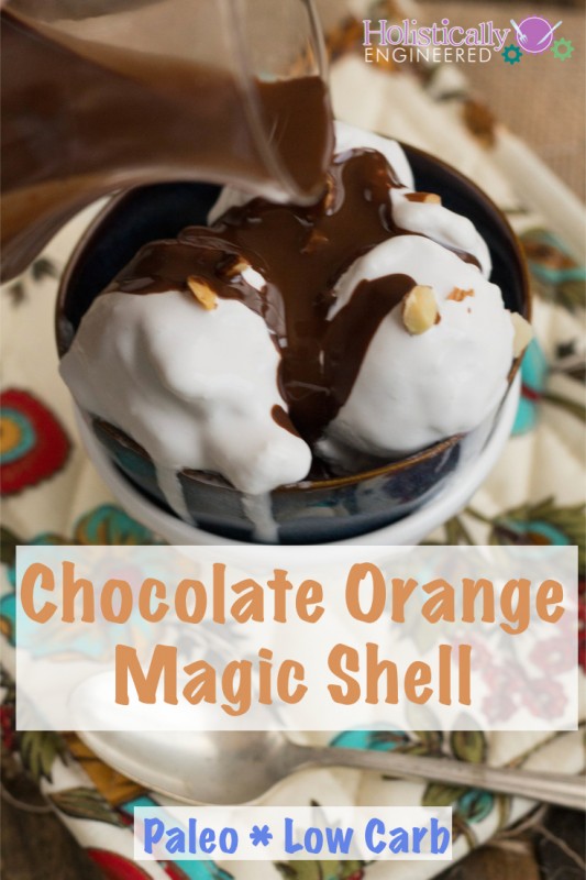 Chocolate Orange Magic Shell #Paleo #lowcarb