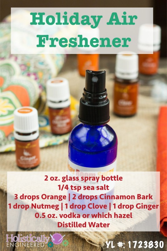 DIY Essential Oil Holiday Air Freshener