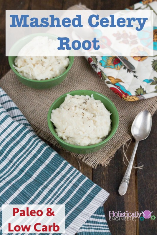 Paleo Celery Root Mash Low FODMAP | Holistically Engineered