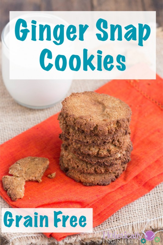 Grain Free Ginger Snap Cookies